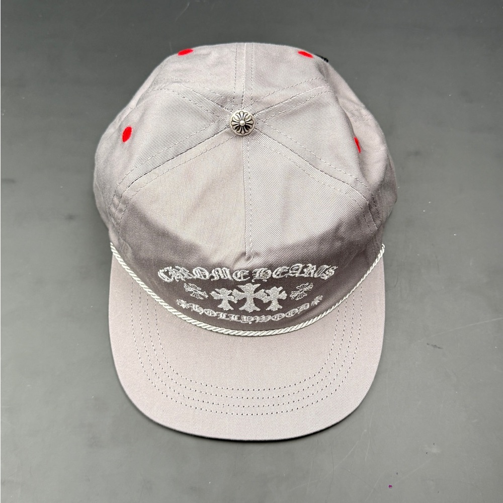 Chrome Hearts Light Gray Embroidered Rope Cap - Picture 2 of 7